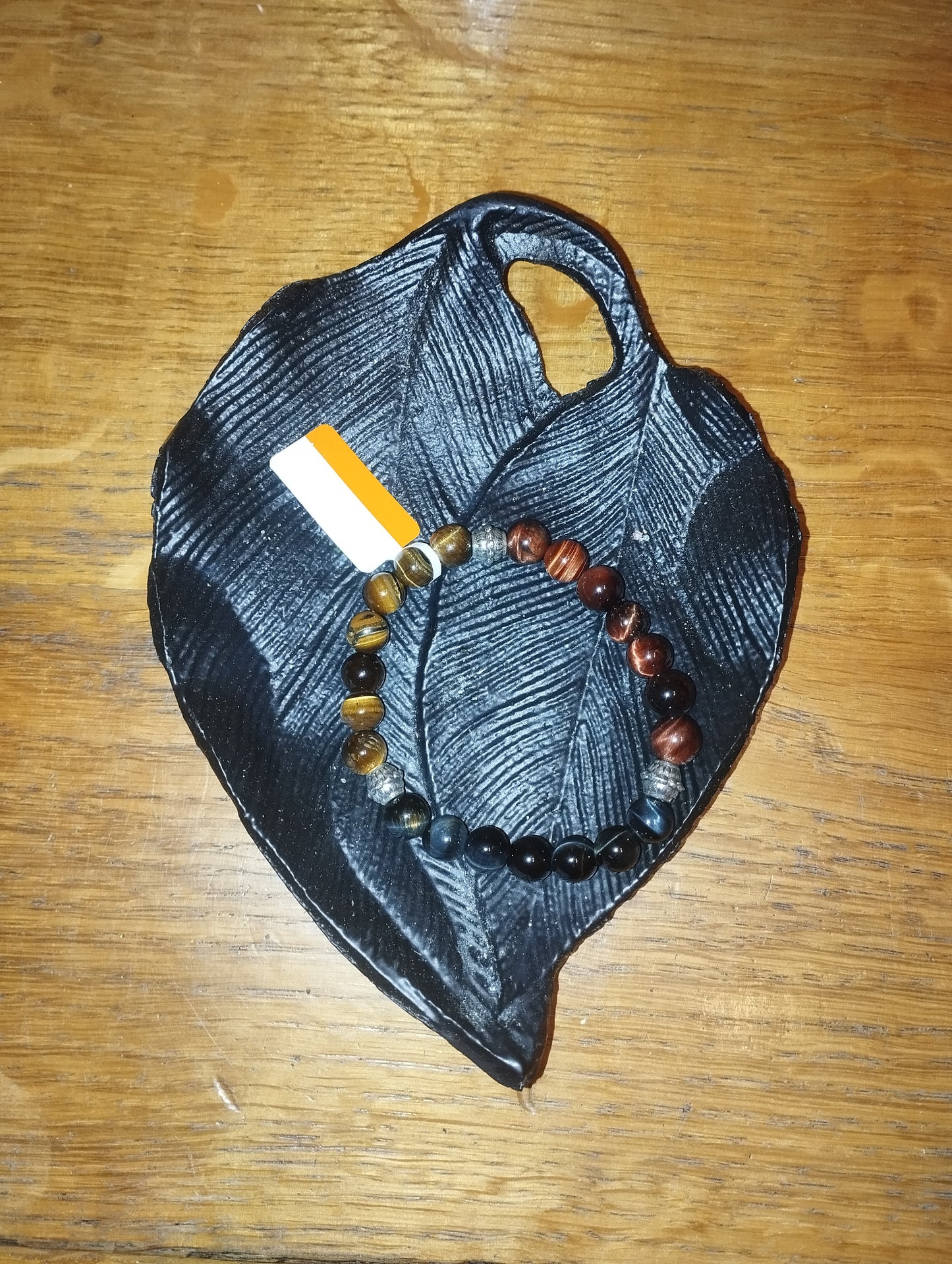 Bracelet Protection 7-mix 3 Oeils (tigre, boeuf, faucon) 8mm